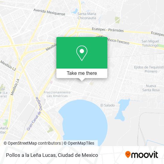 Mapa de Pollos a la Leña Lucas