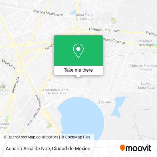 Mapa de Acuario Arca de Noe