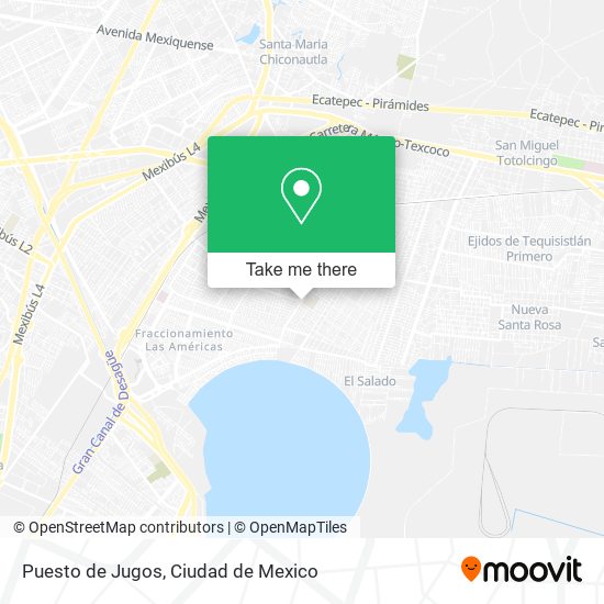 Puesto de Jugos map