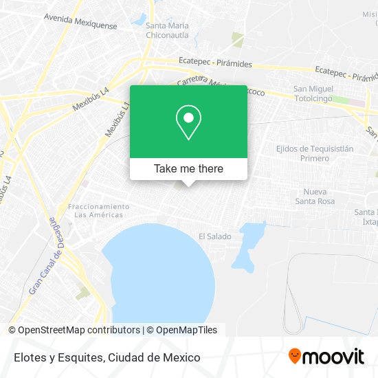 Elotes y Esquites map