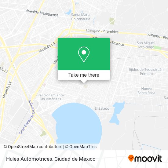 Hules Automotrices map