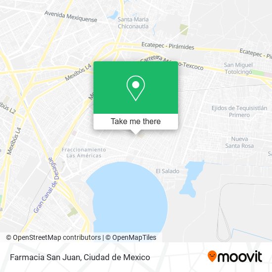 Mapa de Farmacia San Juan