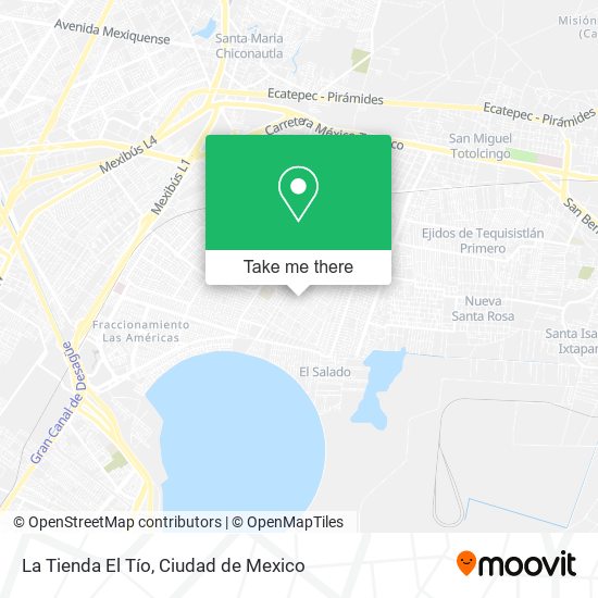 Mapa de La Tienda El Tío