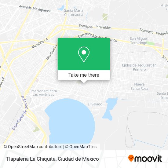Mapa de Tlapaleria La Chiquita