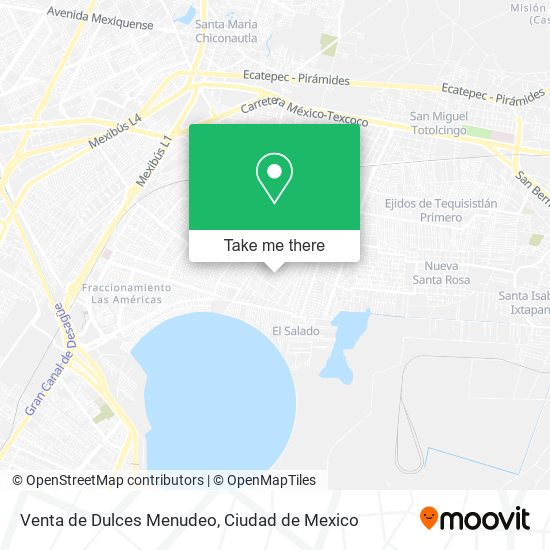 Venta de Dulces Menudeo map