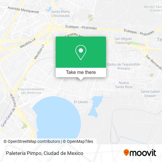 Paletería Pimpo map