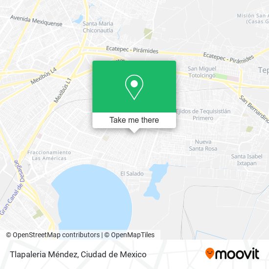Mapa de Tlapaleria Méndez