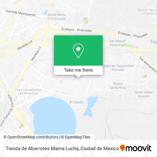 Tienda de Abarrotes Mama Lucha map