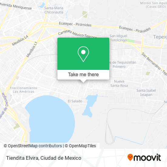 Tiendita Elvira map