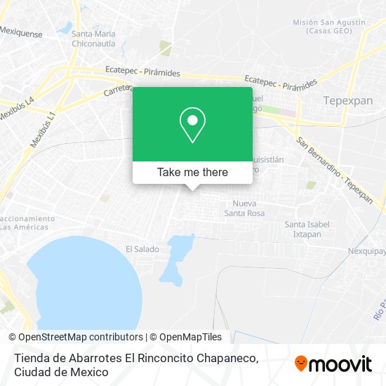 Tienda de Abarrotes El Rinconcito Chapaneco map