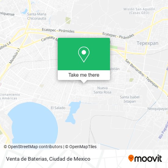 Venta de Baterias map