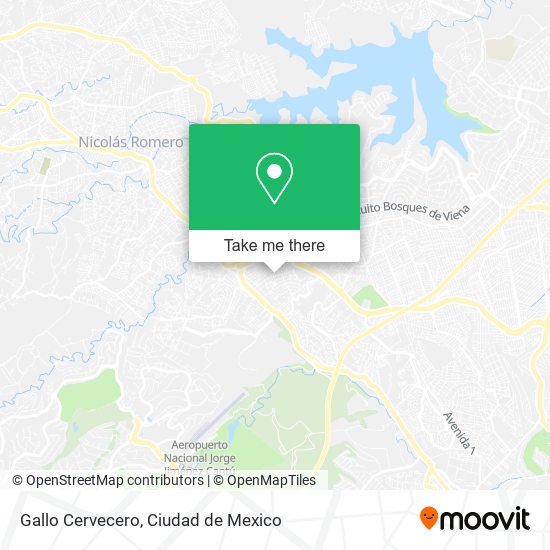 Gallo Cervecero map