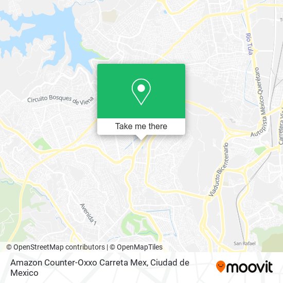 Amazon Counter-Oxxo Carreta Mex map