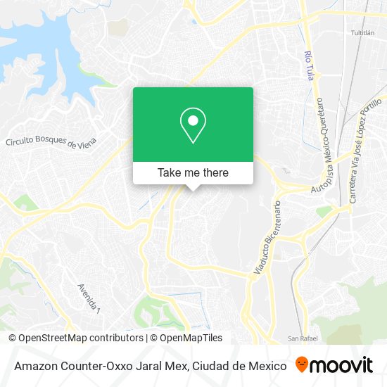 Mapa de Amazon Counter-Oxxo Jaral Mex
