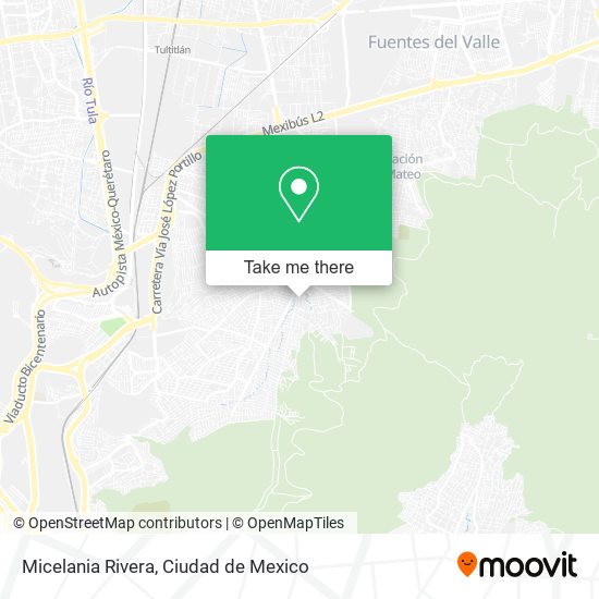 Micelania Rivera map