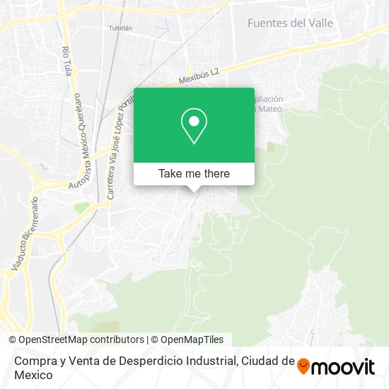 Mapa de Compra y Venta de Desperdicio Industrial