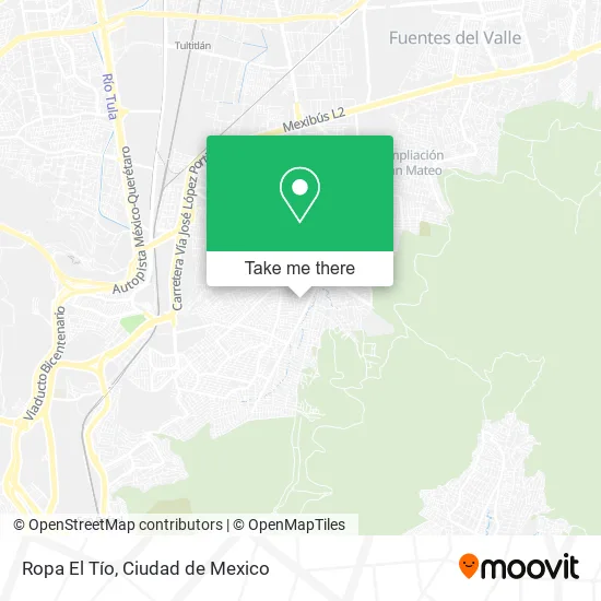 Ropa El Tío map