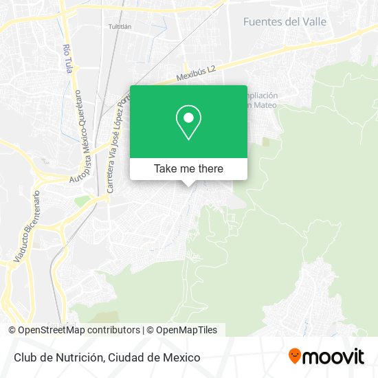 Mapa de Club de Nutrición