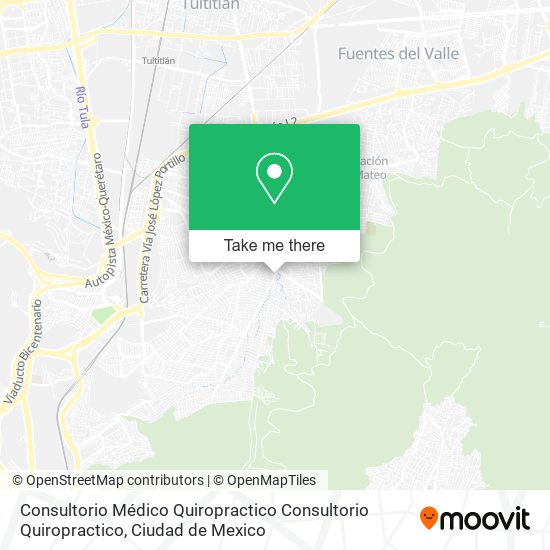 Mapa de Consultorio Médico Quiropractico Consultorio Quiropractico