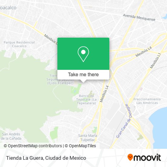 Tienda La Guera map