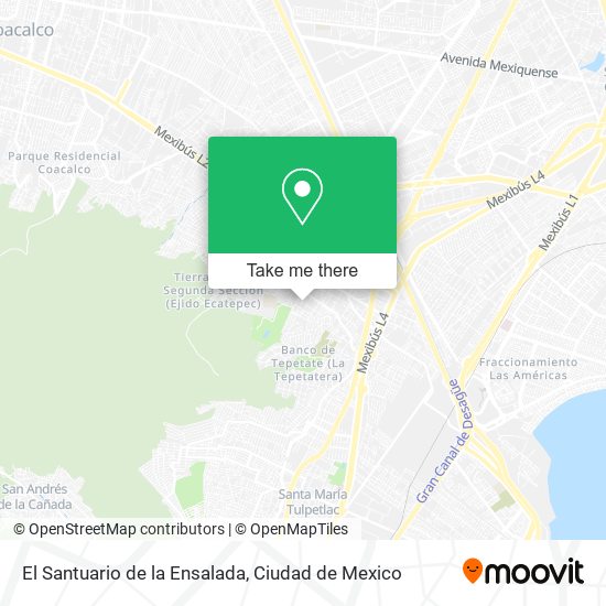 El Santuario de la Ensalada map