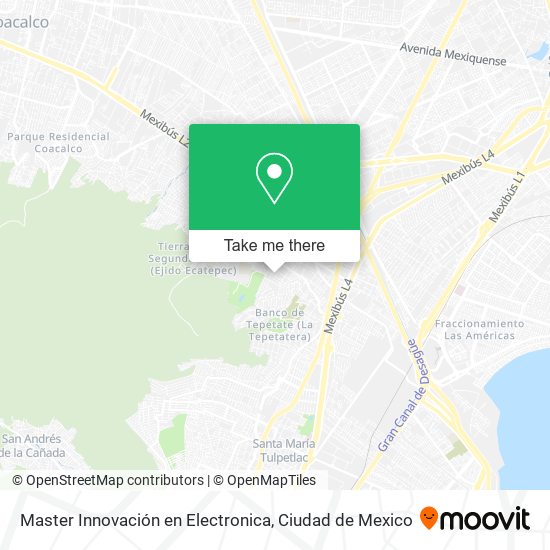 Master Innovación en Electronica map