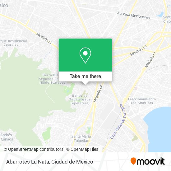 Abarrotes La Nata map