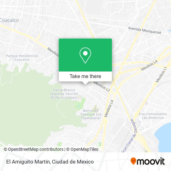 El Amiguito Martín map