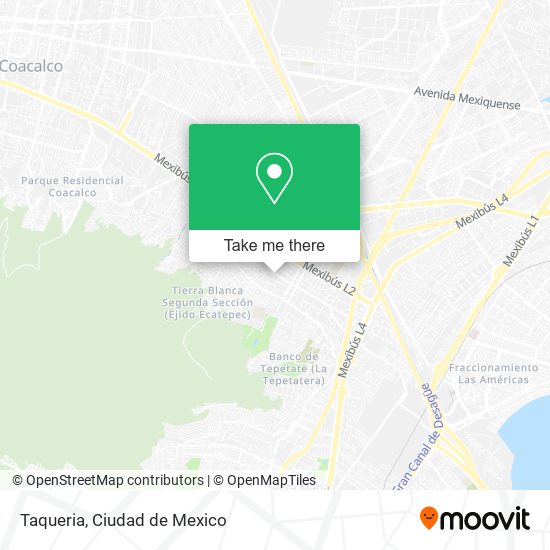 Taqueria map