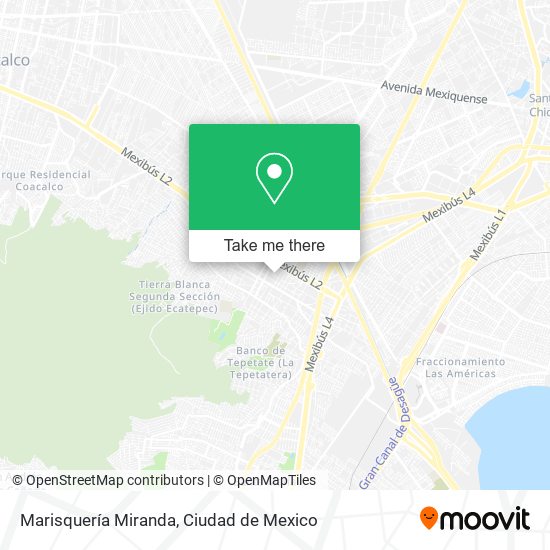 Marisquería Miranda map
