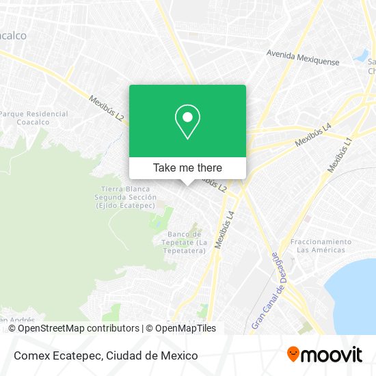 Comex Ecatepec map