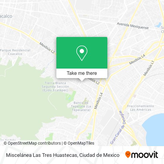 Mapa de Miscelánea Las Tres Huastecas