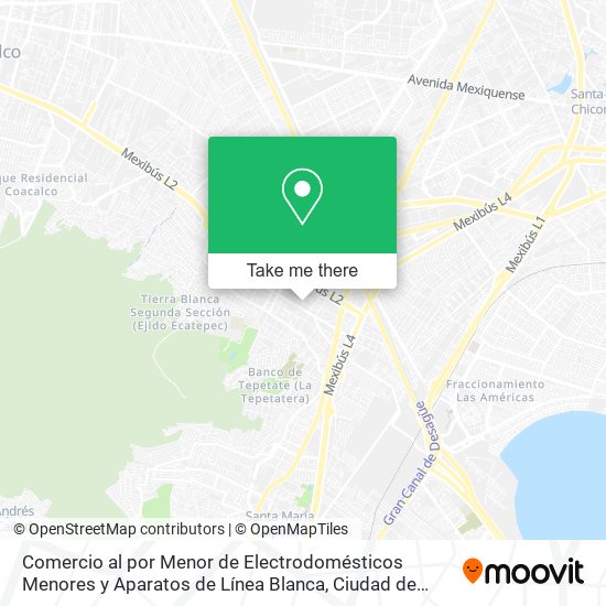 Comercio al por Menor de Electrodomésticos Menores y Aparatos de Línea Blanca map