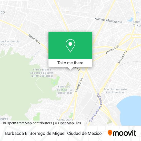 Mapa de Barbacoa El Borrego de Miguel