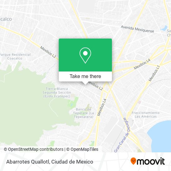 Mapa de Abarrotes Quallotl