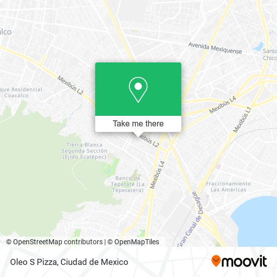 Oleo S Pizza map