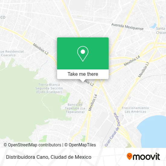 Distribuidora Cano map