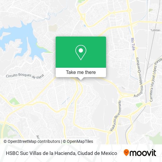 Mapa de HSBC Suc Villas de la Hacienda