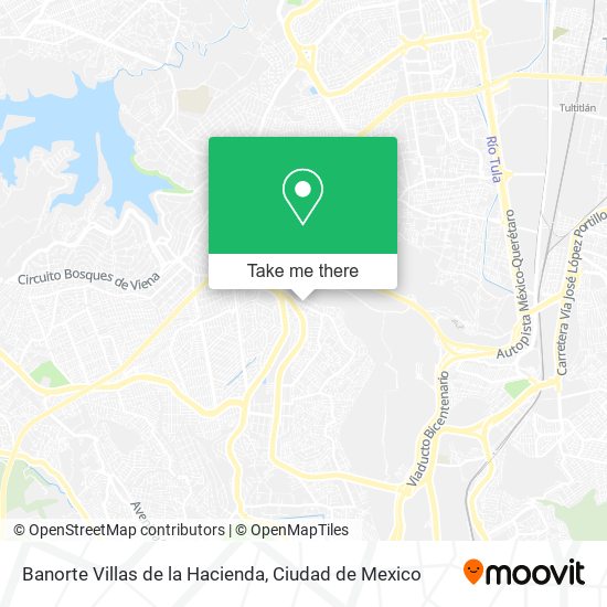 Mapa de Banorte Villas de la Hacienda