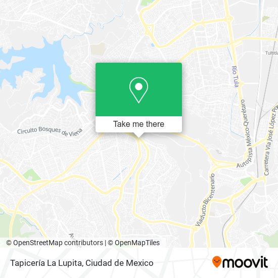 Tapicería La Lupita map