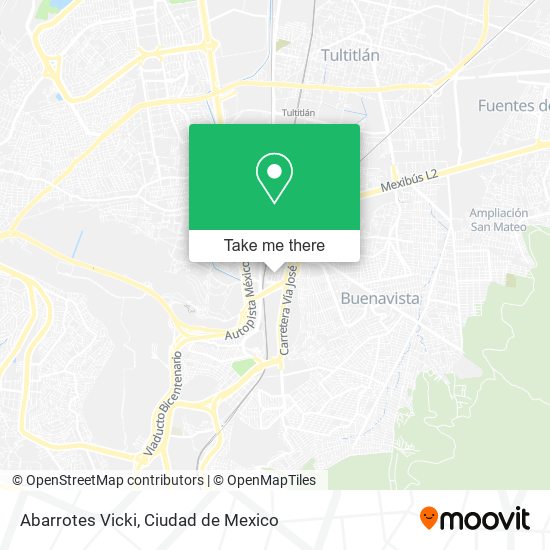 Abarrotes Vicki map