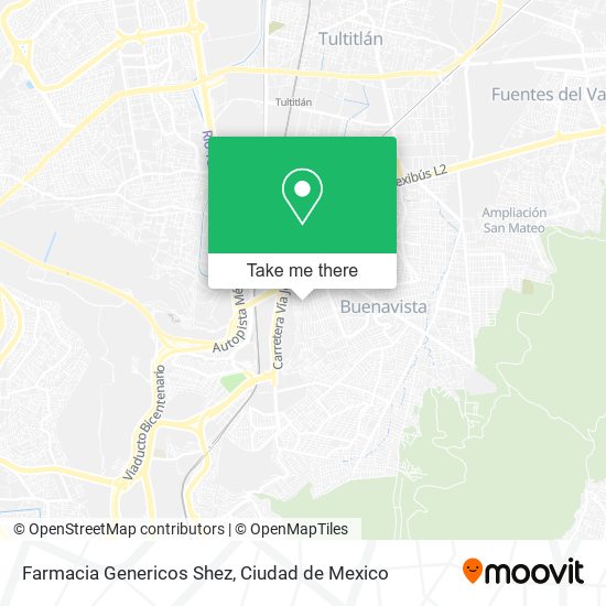 Farmacia Genericos Shez map