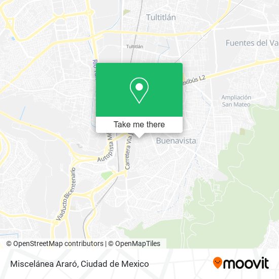 Miscelánea Araró map