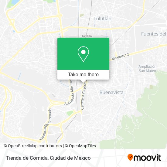 Tienda de Comida map