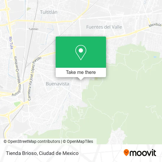 Tienda Brioso map