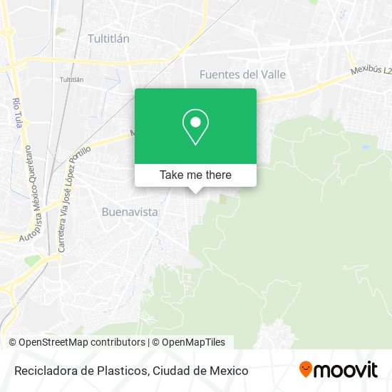 Mapa de Recicladora de Plasticos