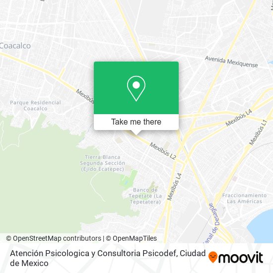 Mapa de Atención Psicologica y Consultoria Psicodef