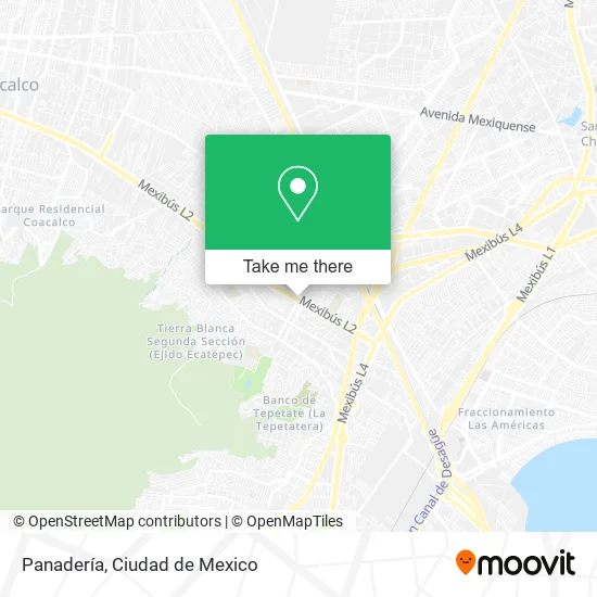 Panadería map