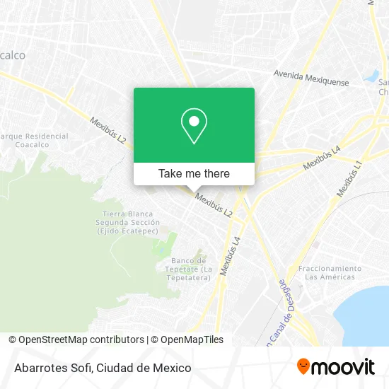 Abarrotes Sofi map