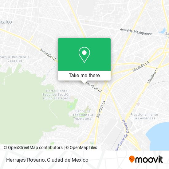 Herrajes Rosario map